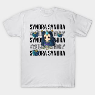 Star Guardian Syndra Black Text T-Shirt